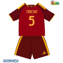 AS Roma Evan Ndicka #5 Hjemmedraktsett Barn 2026-27 Kortermet (+ Korte bukser)